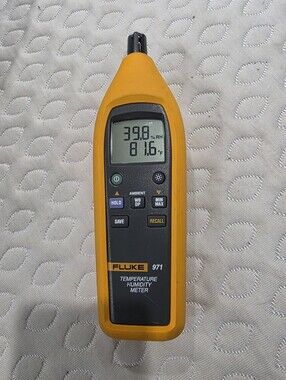 Fluke 971 Temperature & Humidity Meter - Yellow/Black